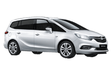 Car Hire Aberdare - Vauxhall Zafira 5 + 2 - Minibus hire Aberdare